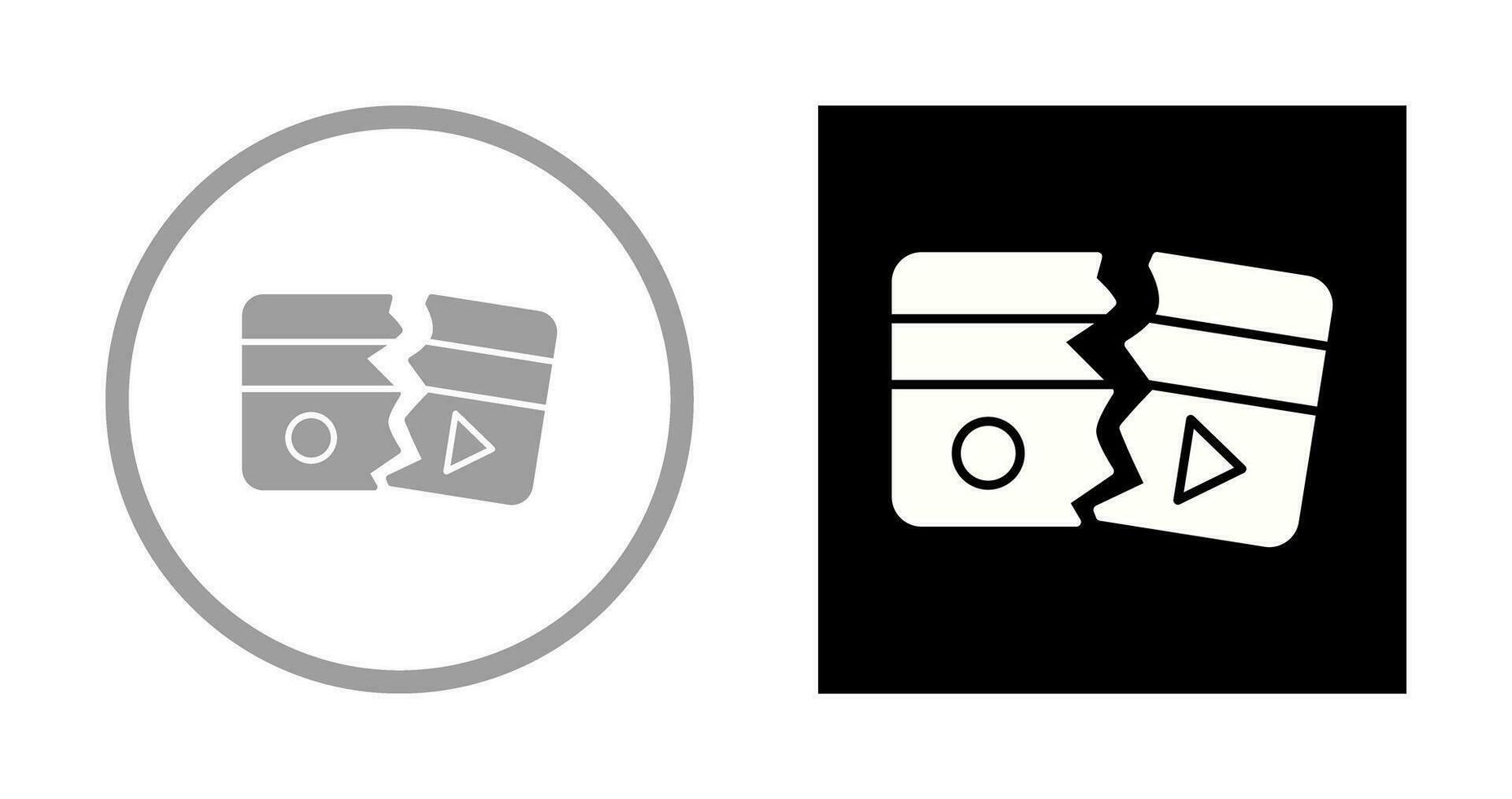 Broken Vector Icon