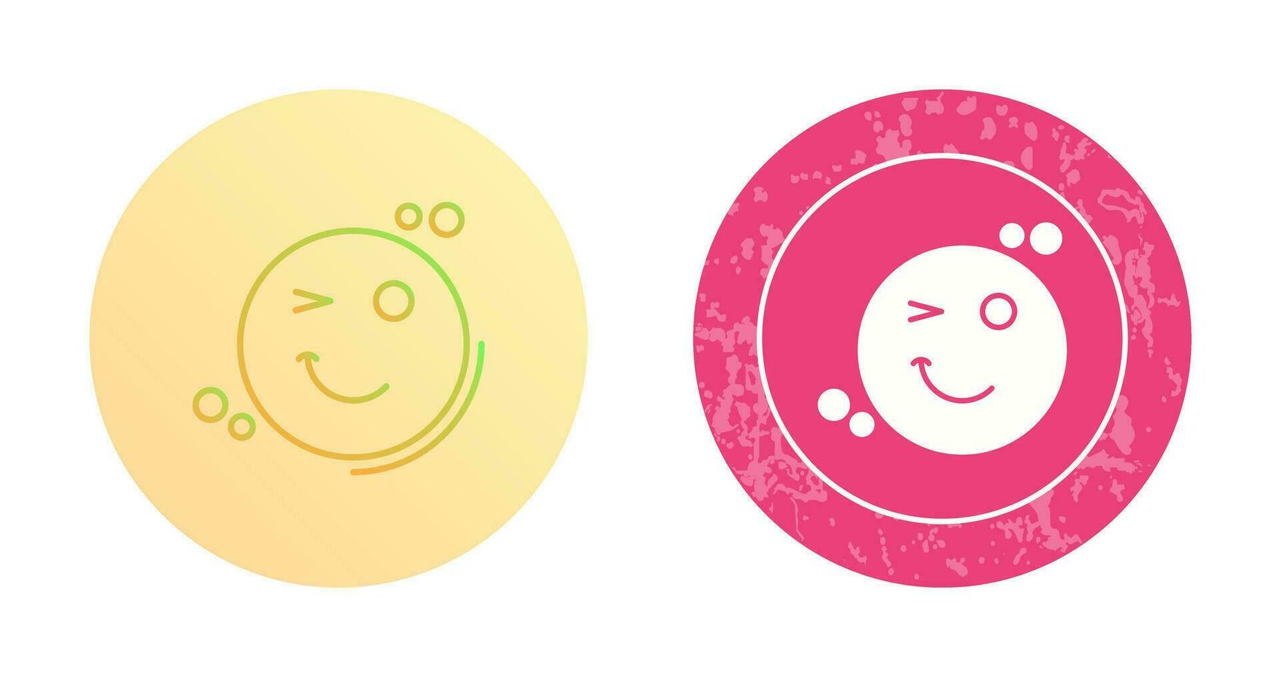 Wink Vector Icon