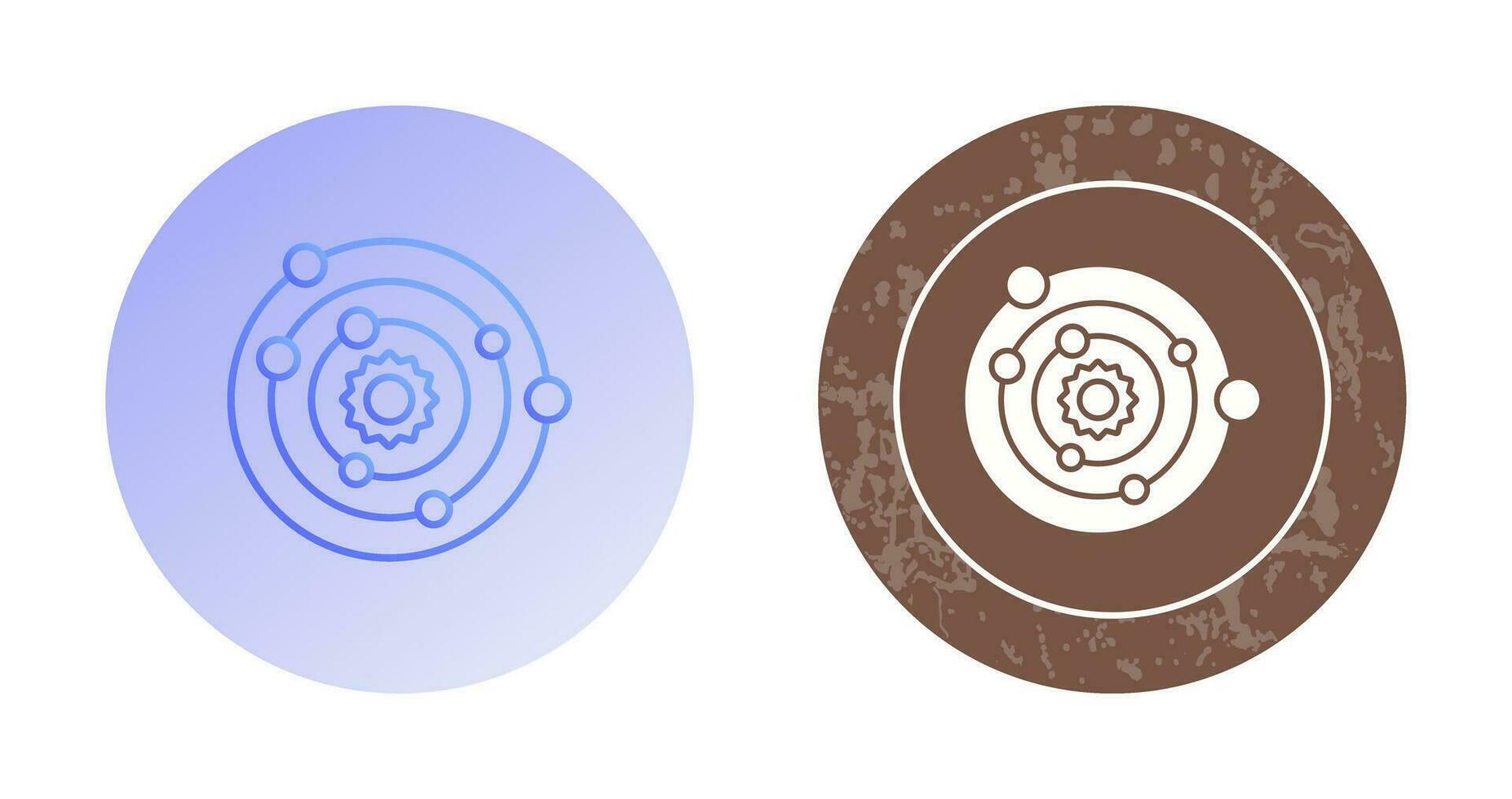Solar System Vector Icon