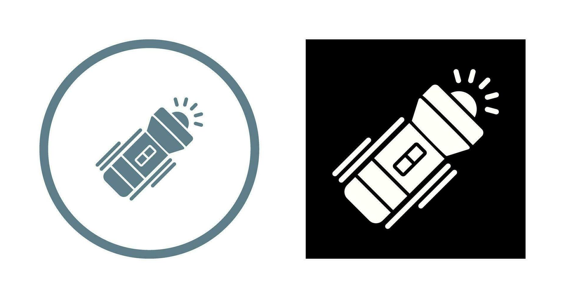 Flashlight Vector Icon