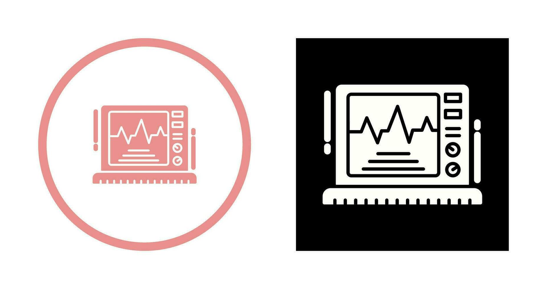 Ekg Monitor Vector Icon