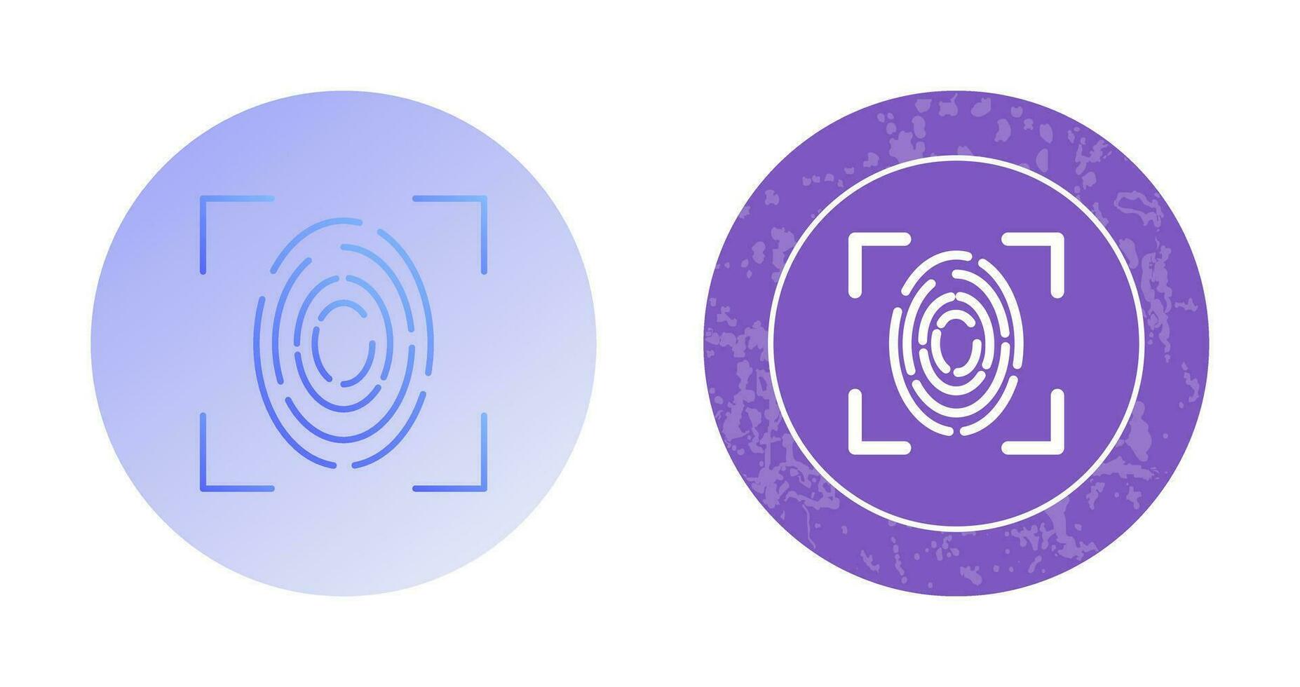 Fingerprint Vector Icon