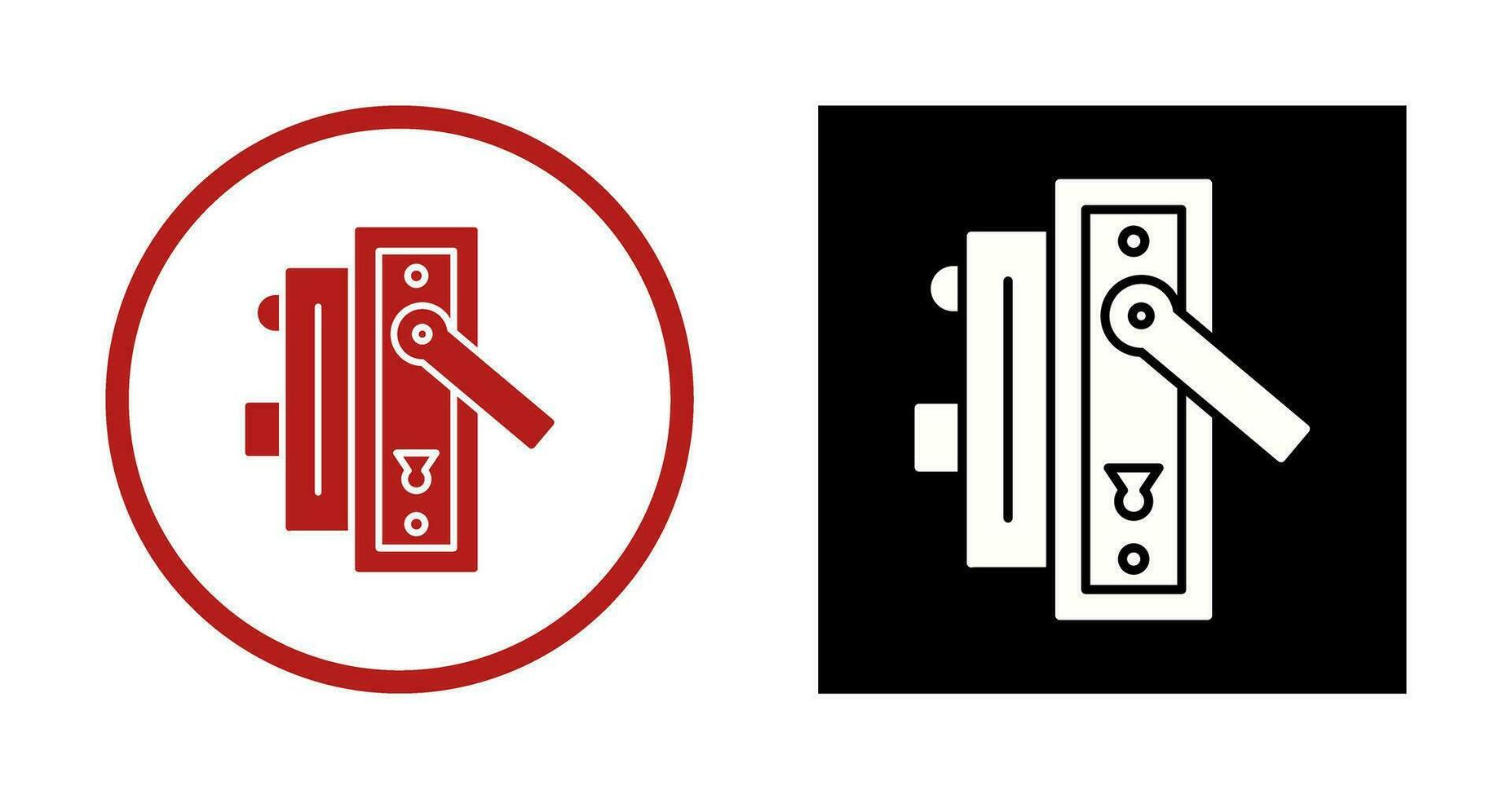 Door Handle Vector Icon