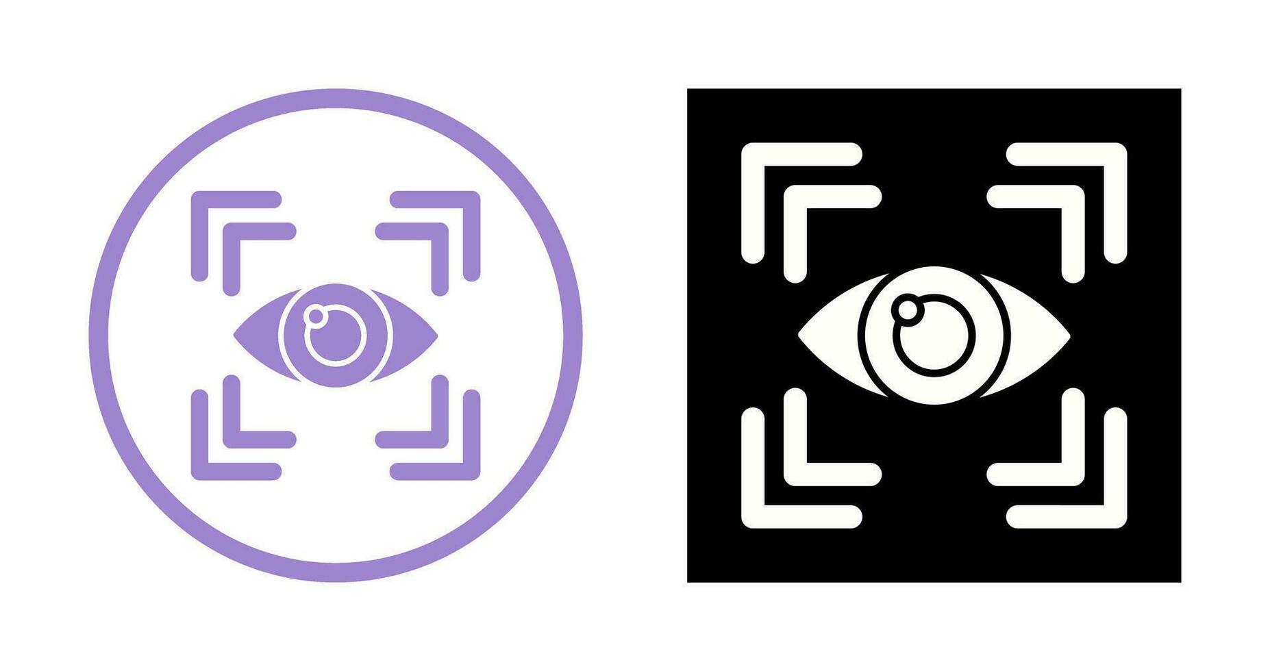 Eye Scan Vector Icon