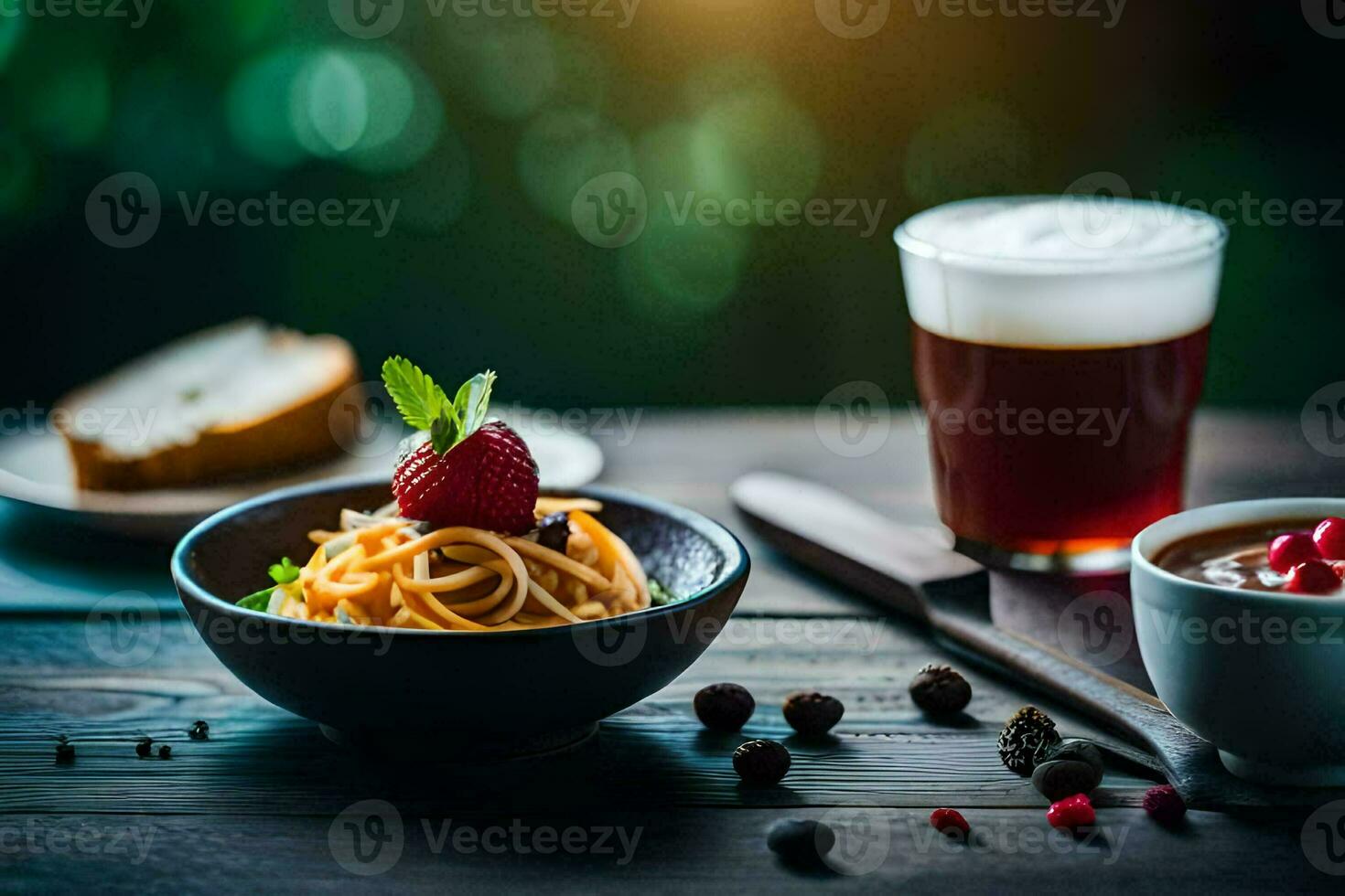 the best food and drink in the world. AI-Generated photo