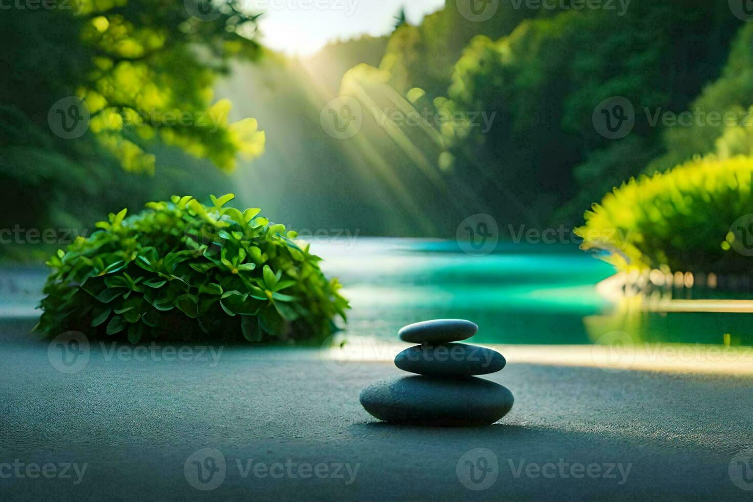 zen garden, zen, zen garden, zen garden, zen garden, z. AI-Generated photo
