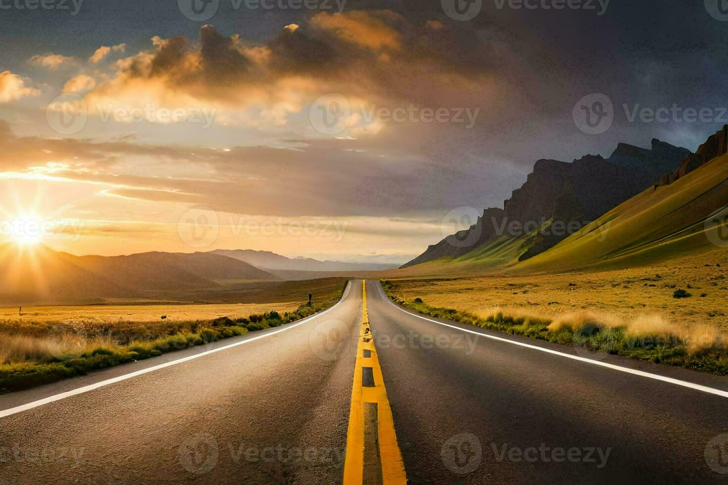 the road to success is paved with good intentions. AI-Generated photo
