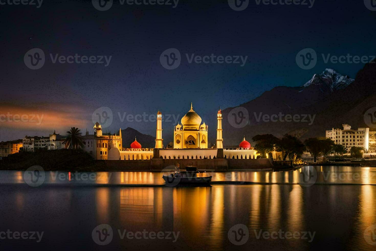 the taj mahal in lahore, india. AI-Generated photo