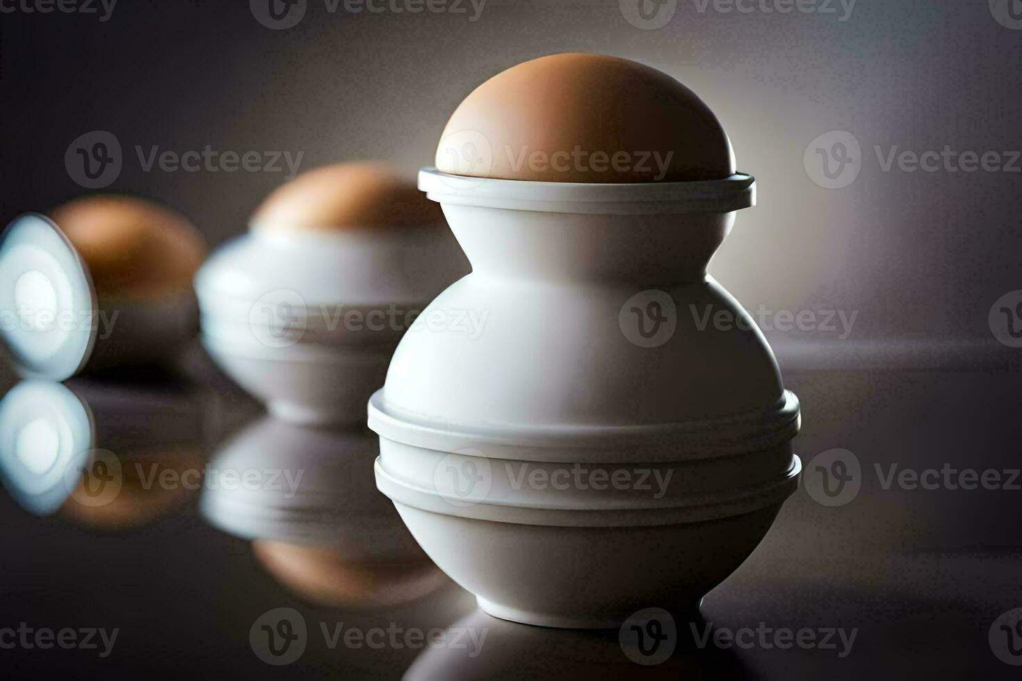 eggs in a basket. AI-Generated photo