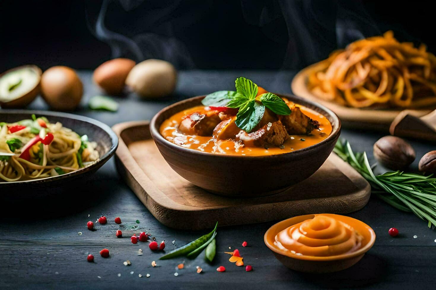 the best food in the world is in india. AI-Generated photo