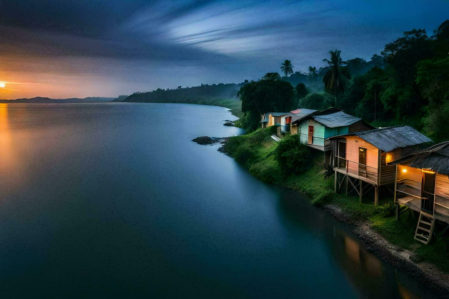 photo wallpaper the sky, water, the sea, the sun, the sea, the sky,. AI-Generated