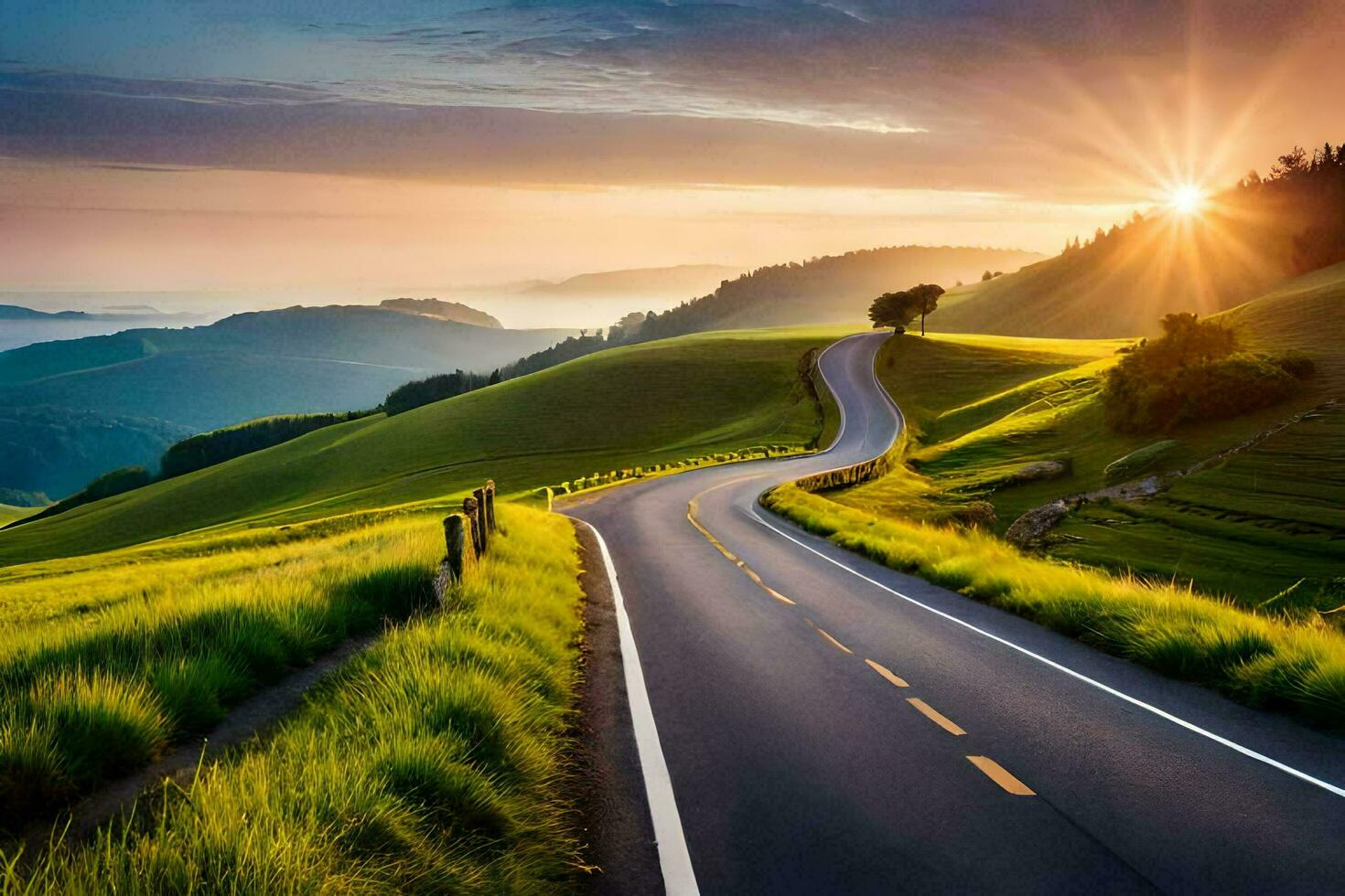 the road to success is paved with good intentions. AI-Generated photo