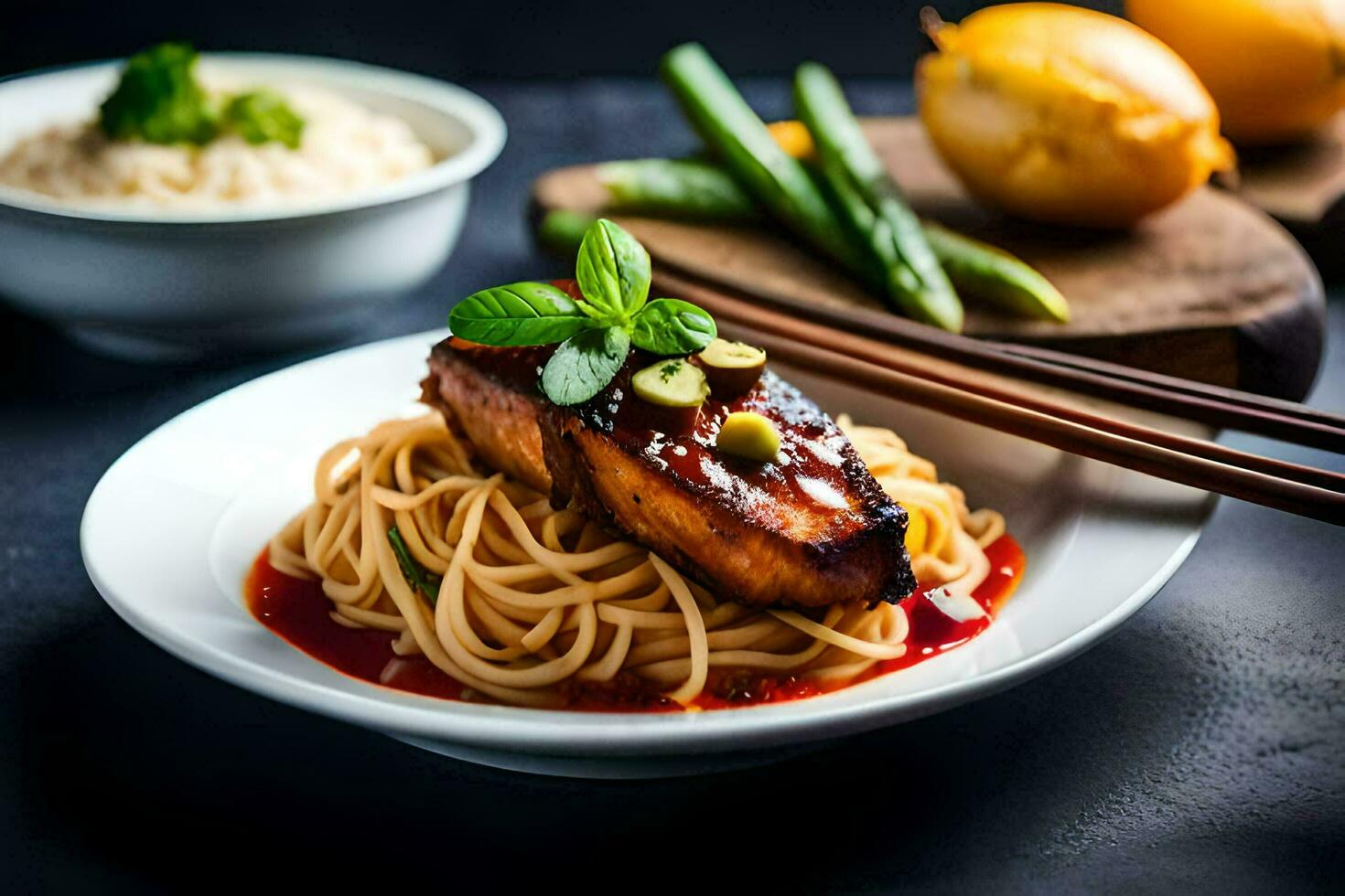 chinese food is a popular choice for many people. AI-Generated photo