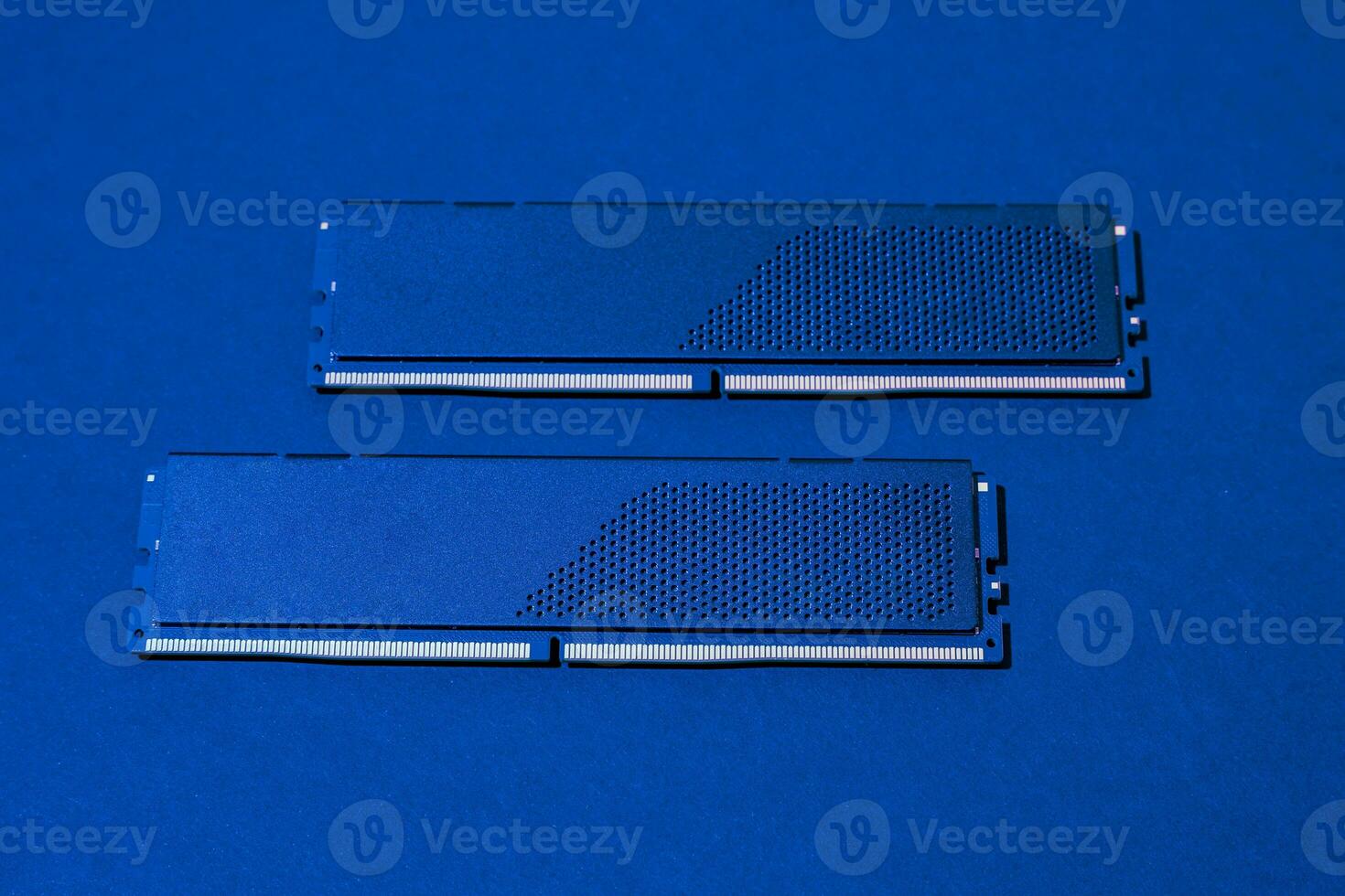 computer RAM chip. memory modules. Computer technology. photo