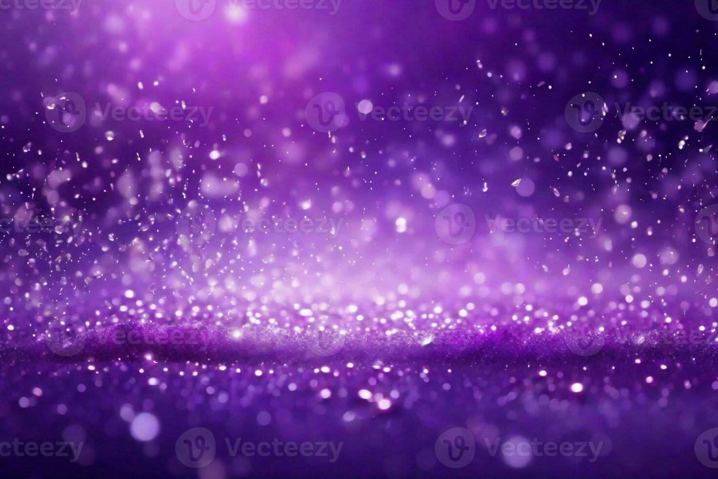 shiny purple graphics with bokeh space for text photo