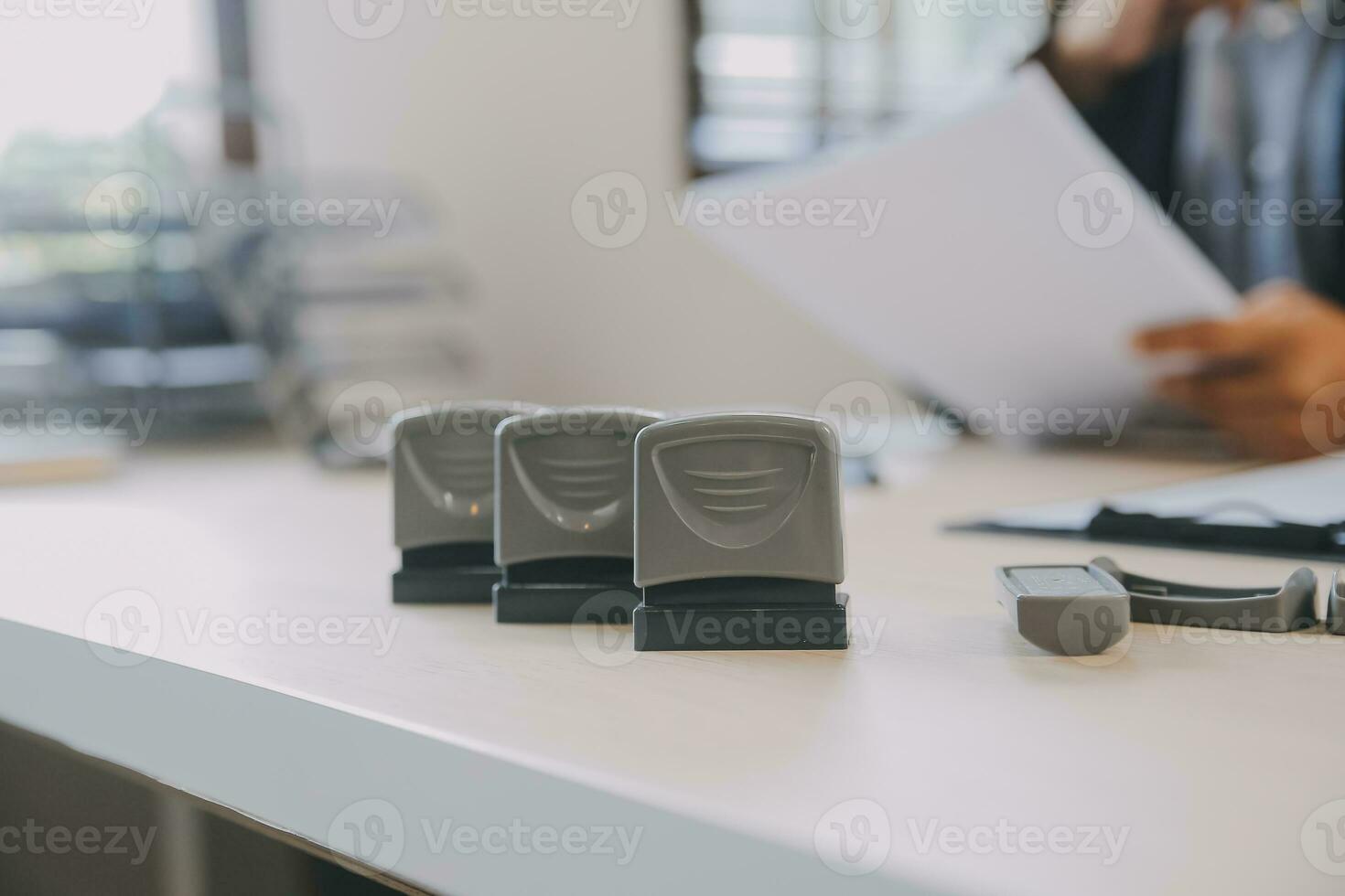 Business Financing Accounting Banking Concept, businesswoman doing finances and calculate about cost to real estate investment and in other, tax system. photo