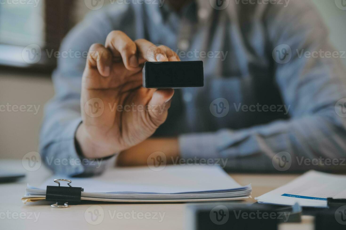 Business Financing Accounting Banking Concept, businesswoman doing finances and calculate about cost to real estate investment and in other, tax system. photo