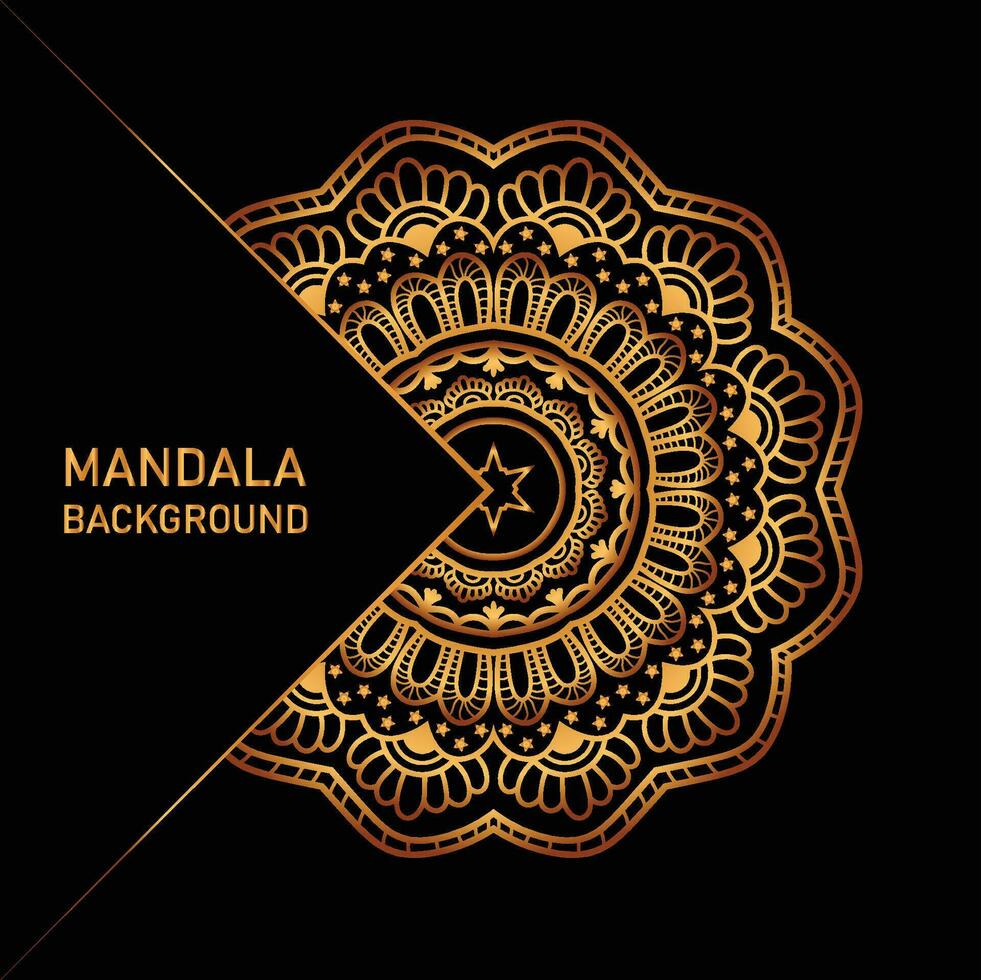 lujo mandala antecedentes diseño presentación modelo prima vector