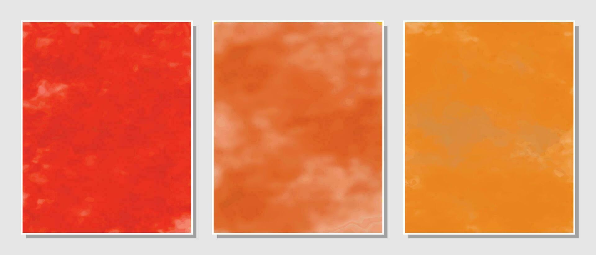 Abstract minimalist set watercolors background. vector