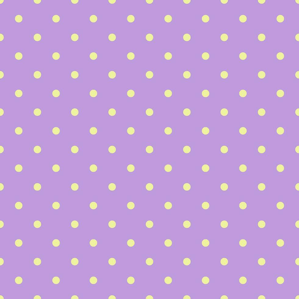 Yellow dots on purple background,pastel color vector illustration.