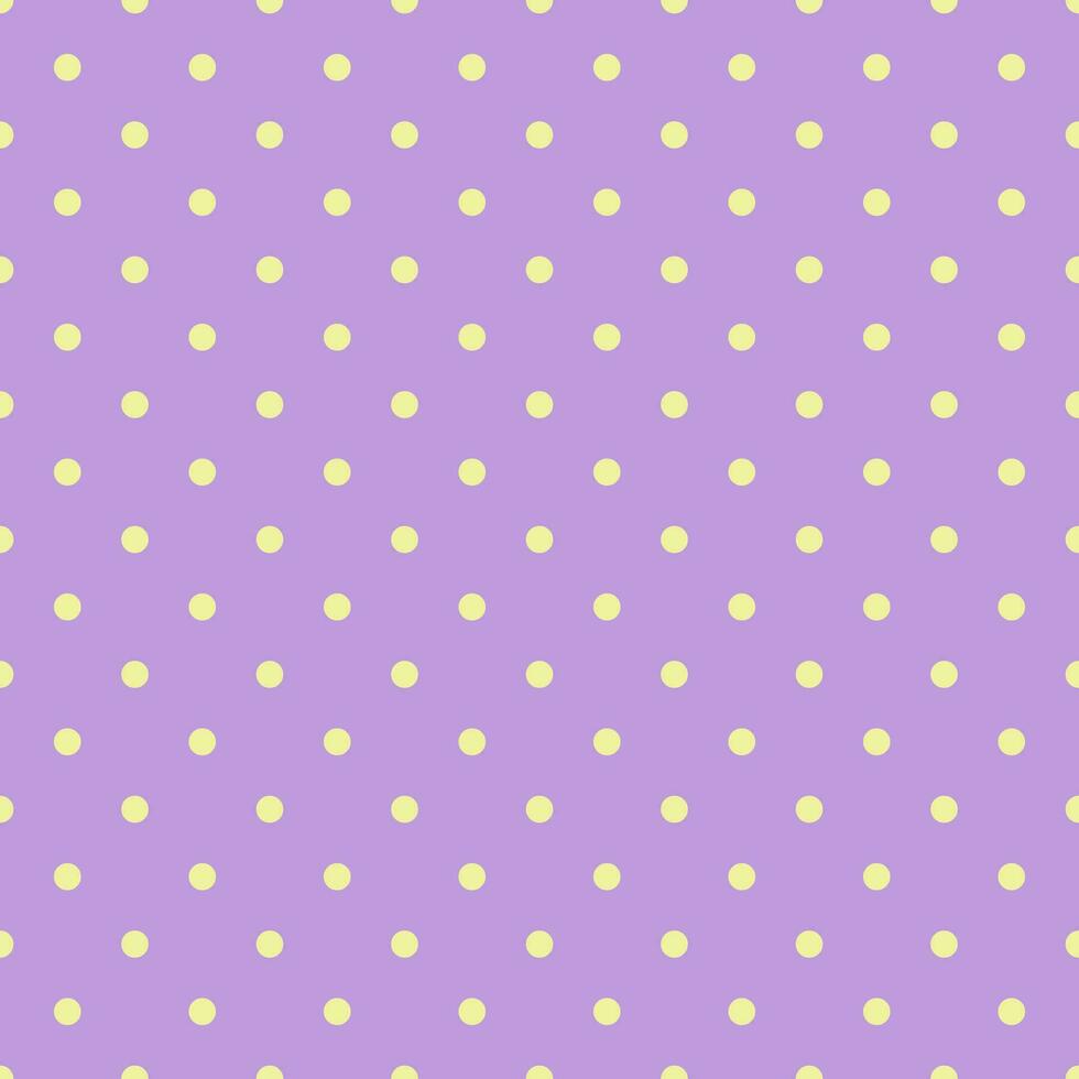 Yellow dots on purple background,pastel color vector illustration.