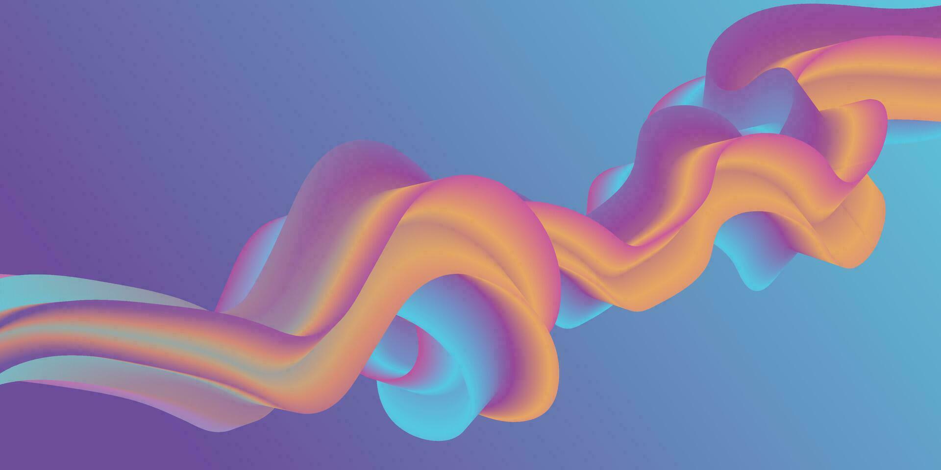 Abstract Background design, Colorful futuristic liquid gradient background. Gradient shape curve shape illustration .Wallpaper design. vector