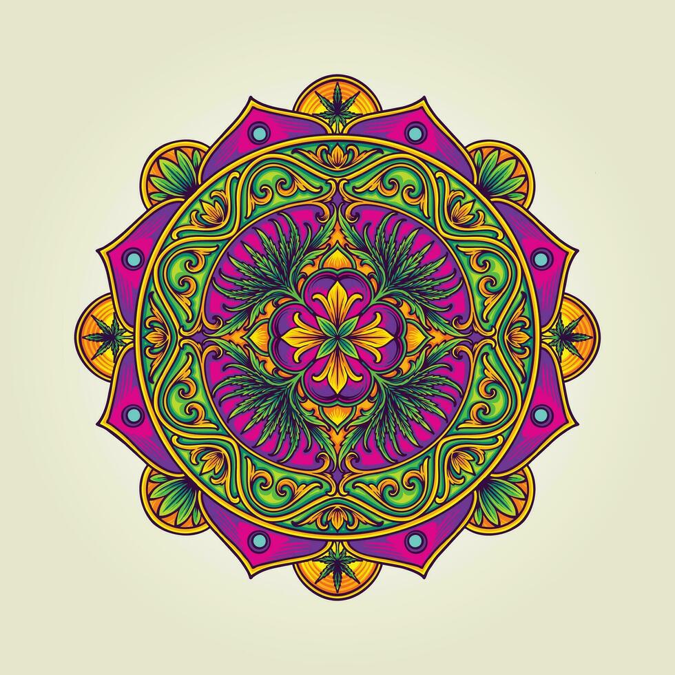 lujo loto mandala hierba florecer belleza vector ilustraciones para tu trabajo logo, mercancías camiseta, pegatinas y etiqueta diseños, póster, saludo tarjetas publicidad negocio empresa o marcas