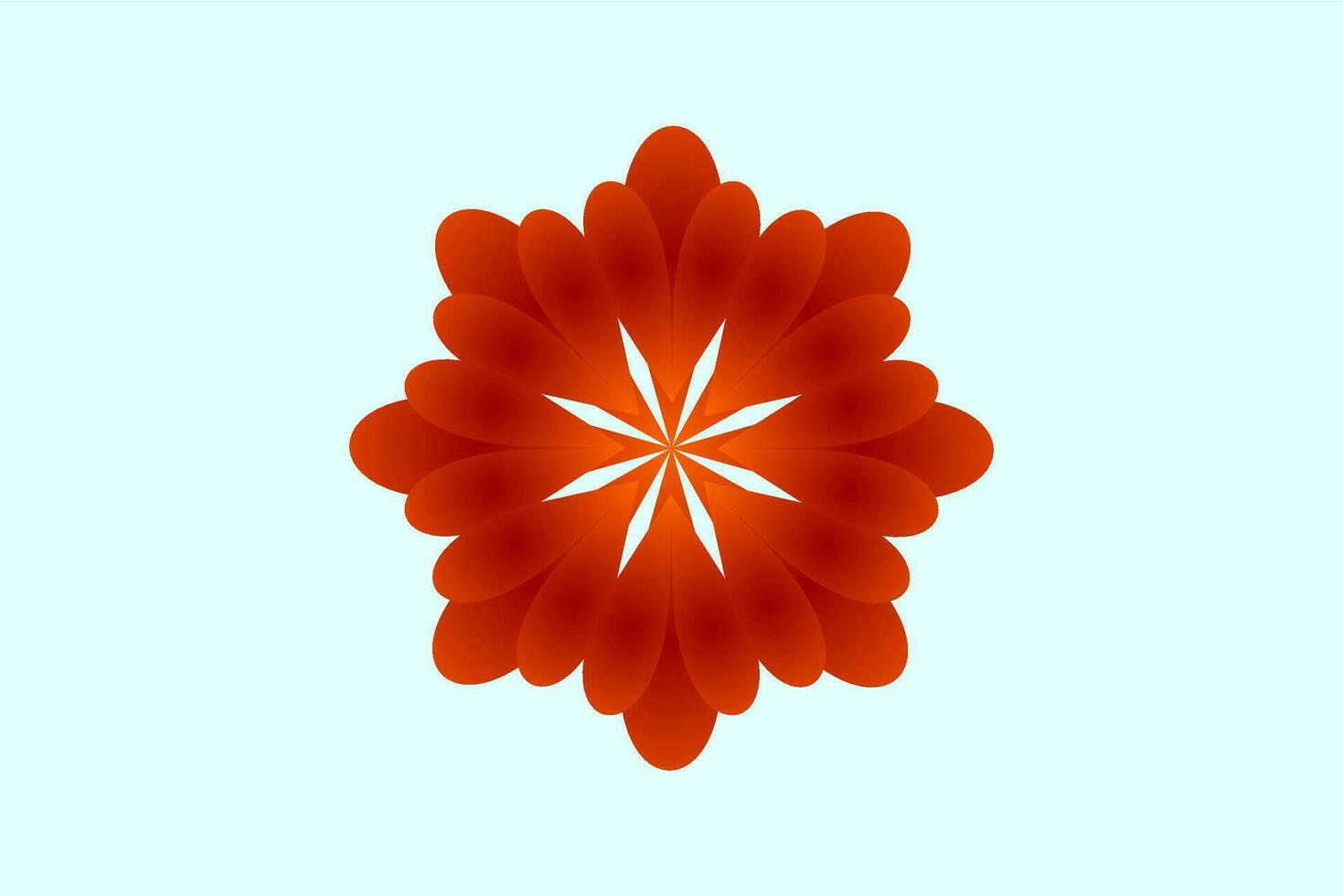 hermosa flor forma, hermosa floral color vector