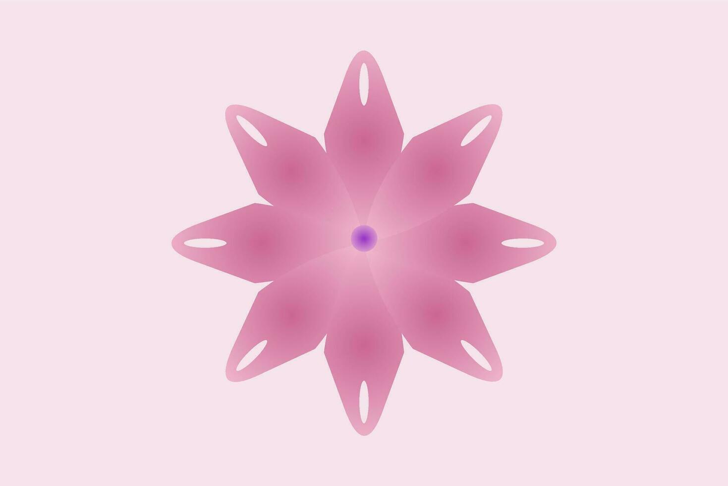 beautiful flower shape, beautiful floral color vector