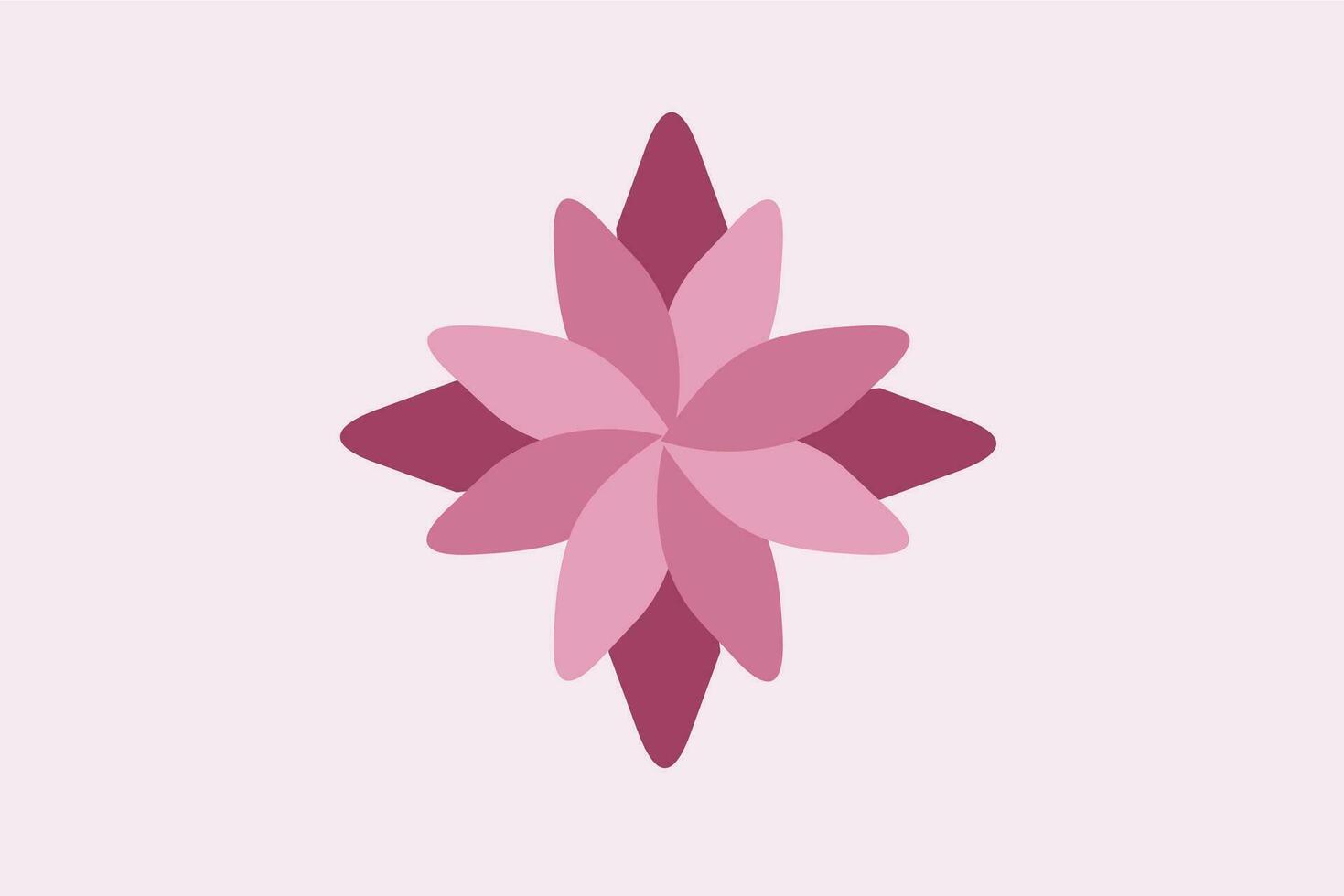 beautiful flower shape, beautiful floral color vector