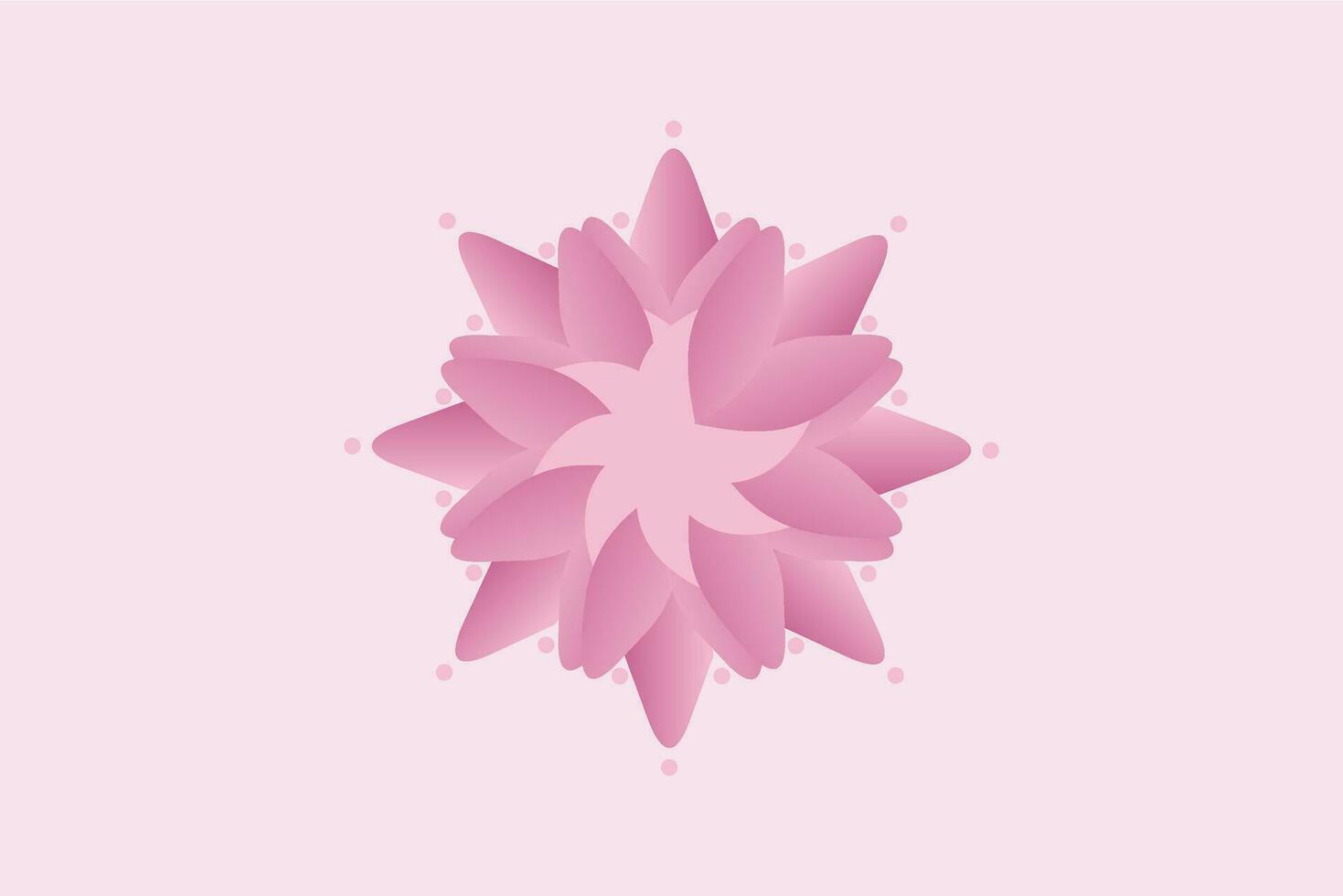 beautiful flower shape, beautiful floral color vector