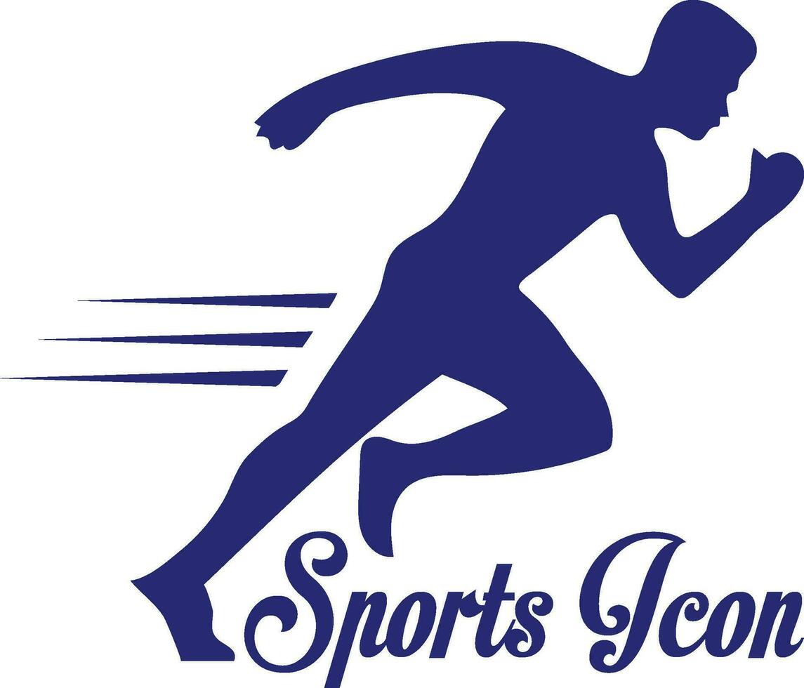 Deportes icono y logo vector