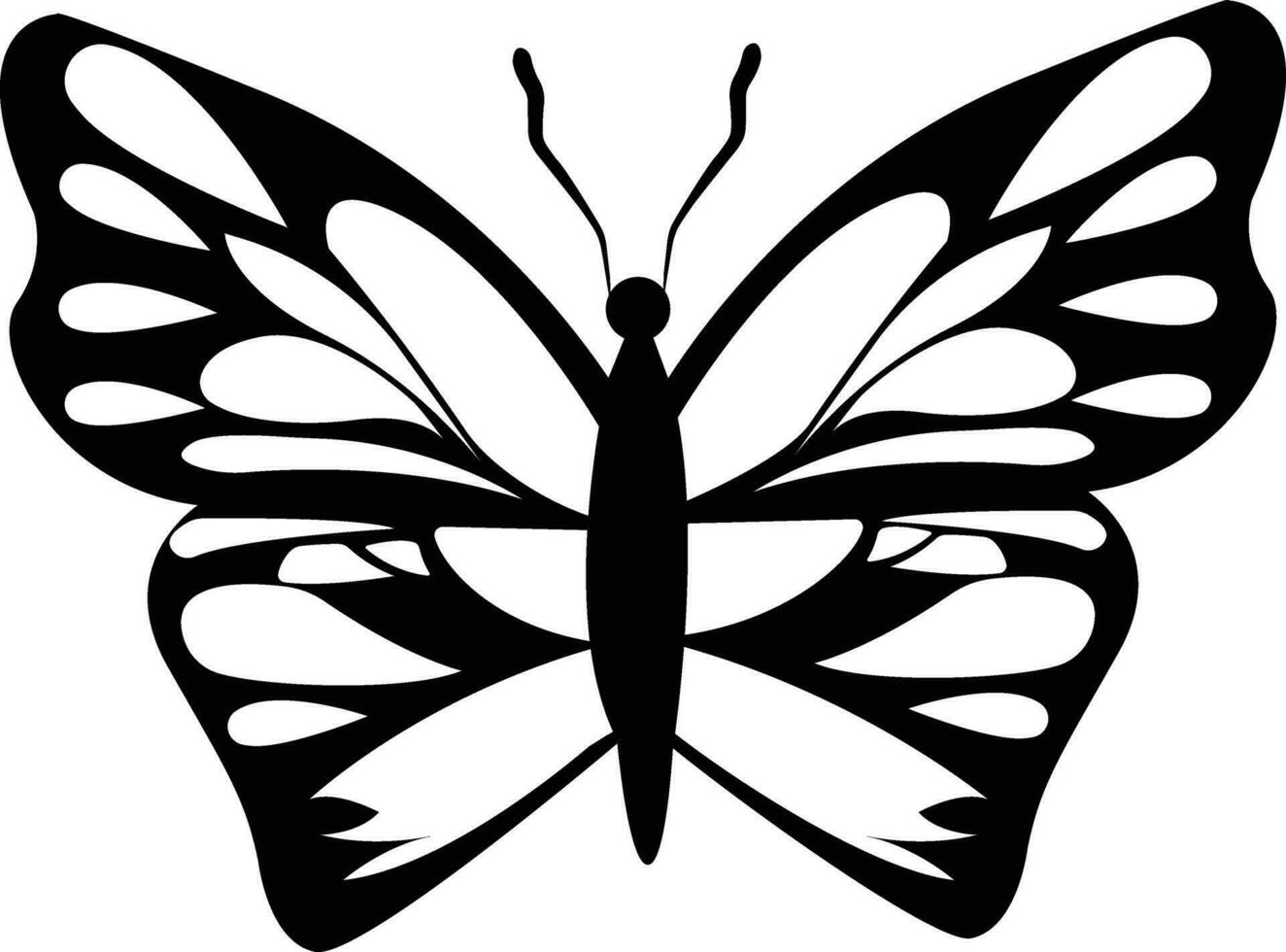 Ilustración de vector de mariposa