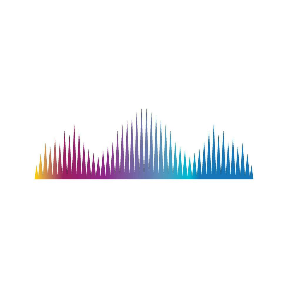 Sound wave icon vector