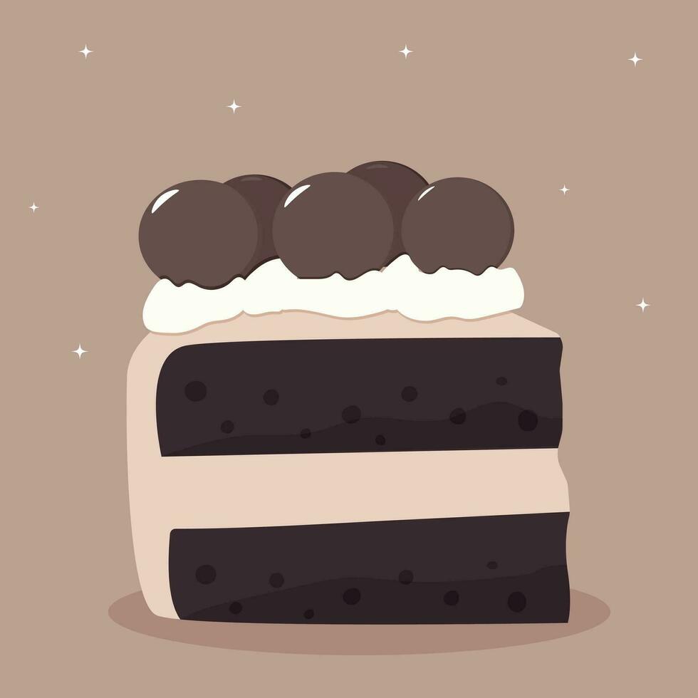 vector ilustración de postre en un tarro con blanco chocolate. fresa postre en un tarro con chocolate.