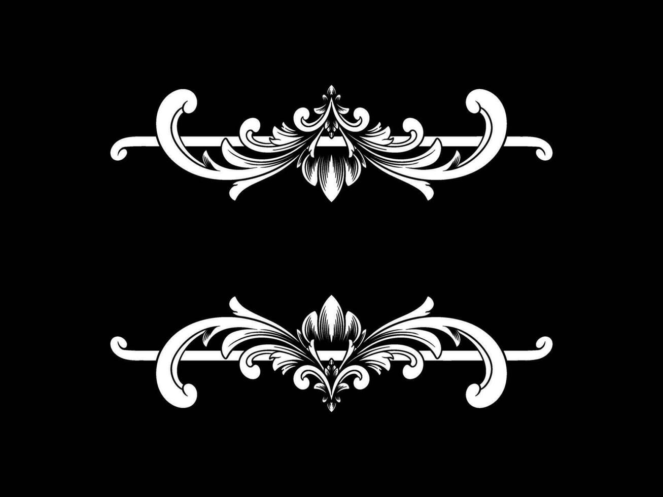 Luxury Ornament Vintage Style with  Frame vector