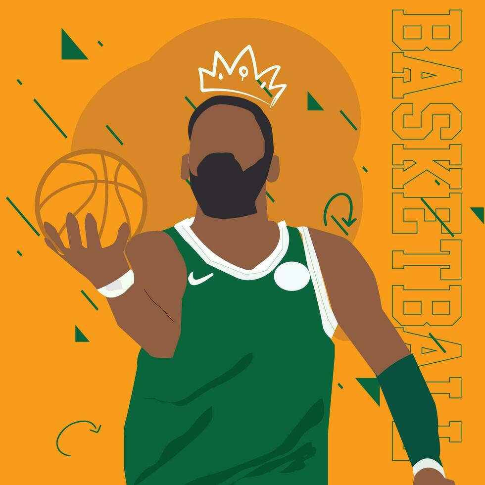 Basketball Player and Sport vector