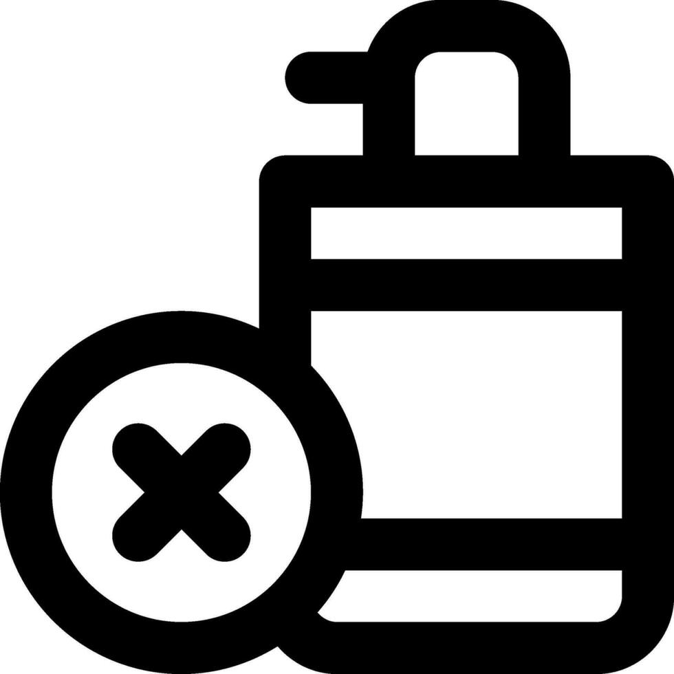 this icon or logo alert and warning icon or other where it explains the  prohibited orders that are often encountered on the street and others and can be used for web,  application and logo design vector