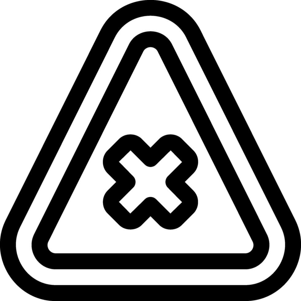 this icon or logo alert icon or other where it explains the  prohibited orders that are often encountered on the street and others and can be used for web,  application and logo design vector