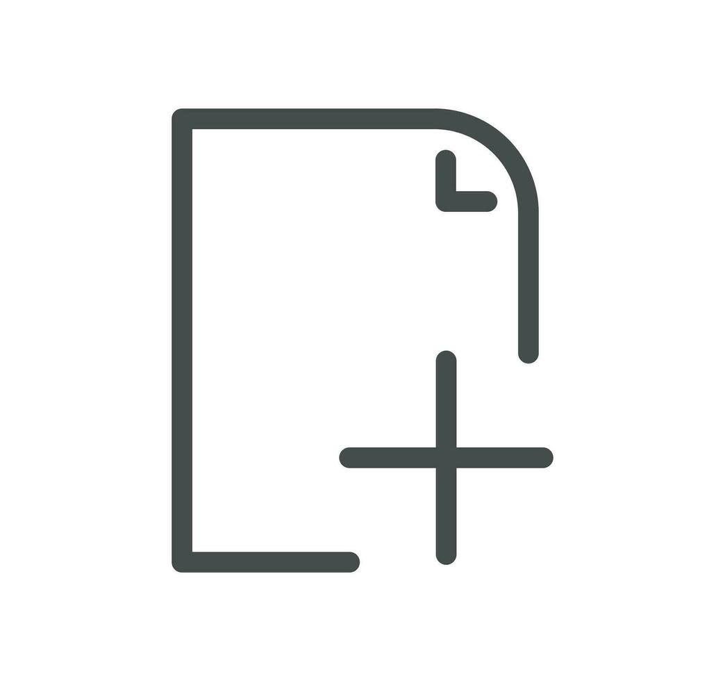 Ai chat bot related icon outline and linear vector. vector