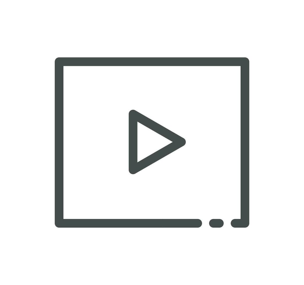 Ai chat bot related icon outline and linear vector. vector