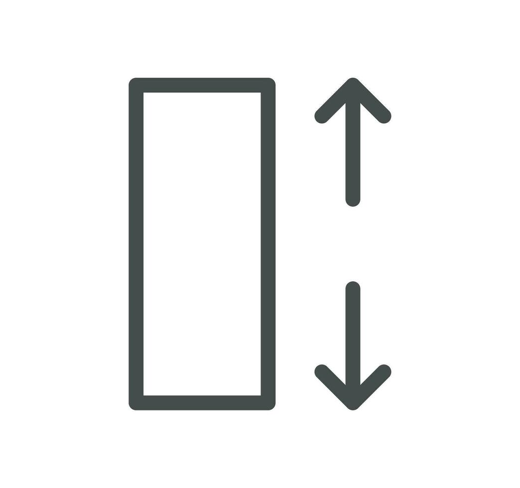 Measure related icon outline and linear vector. vector