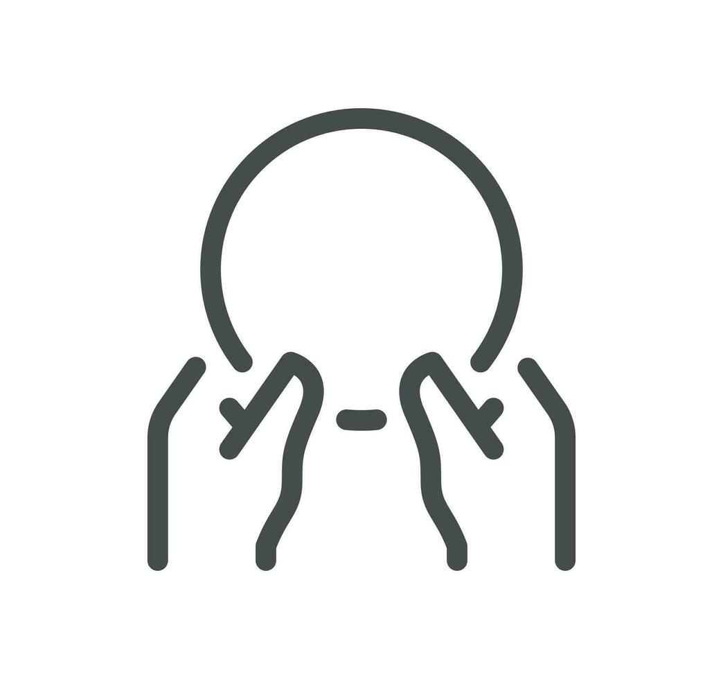 Efficiency and performance related icon outline and linear vector. vector