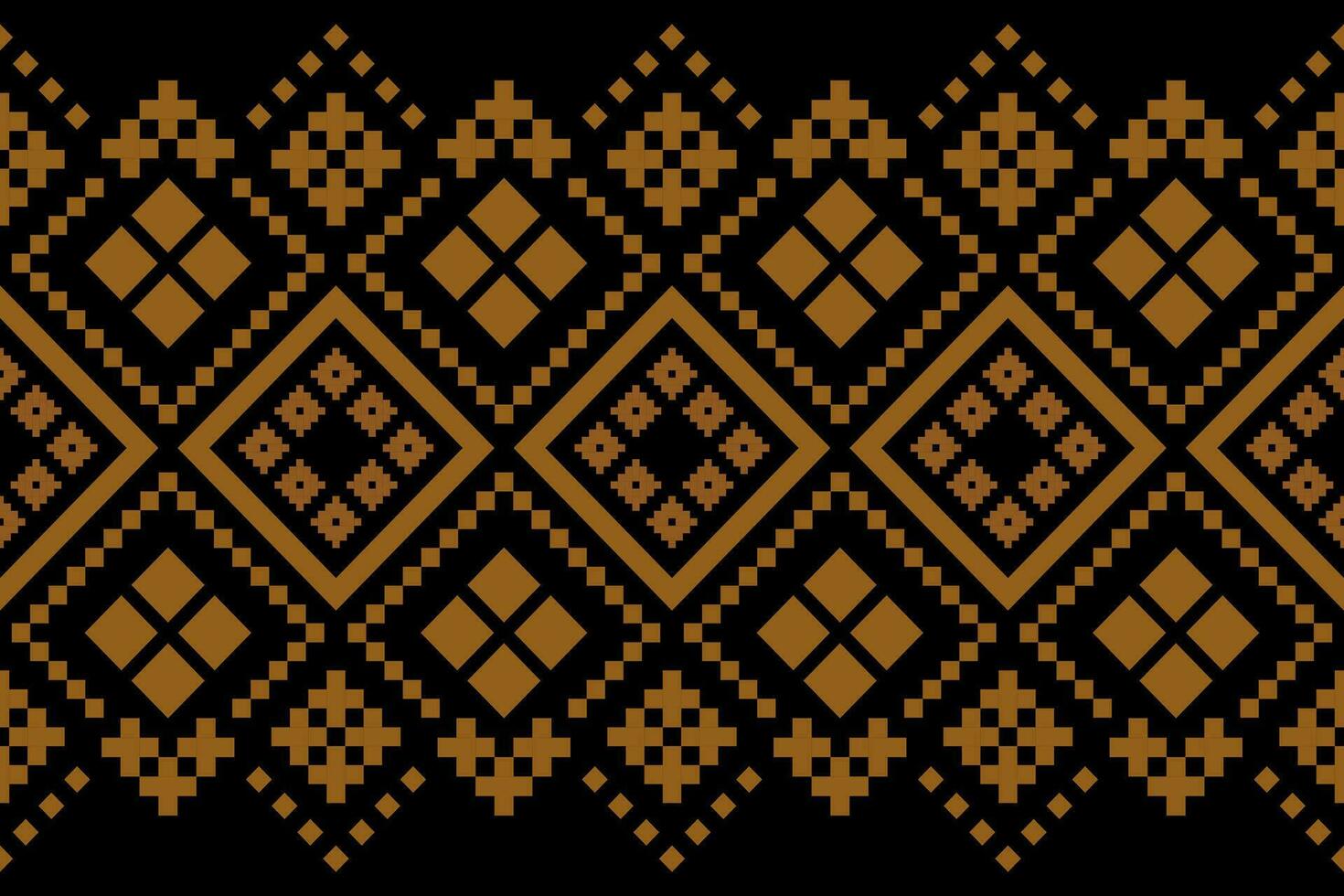 Nature vintages cross stitch traditional ethnic pattern paisley flower Ikat background abstract Aztec African Indonesian Indian seamless pattern for fabric print cloth dress carpet curtains and sarong vector