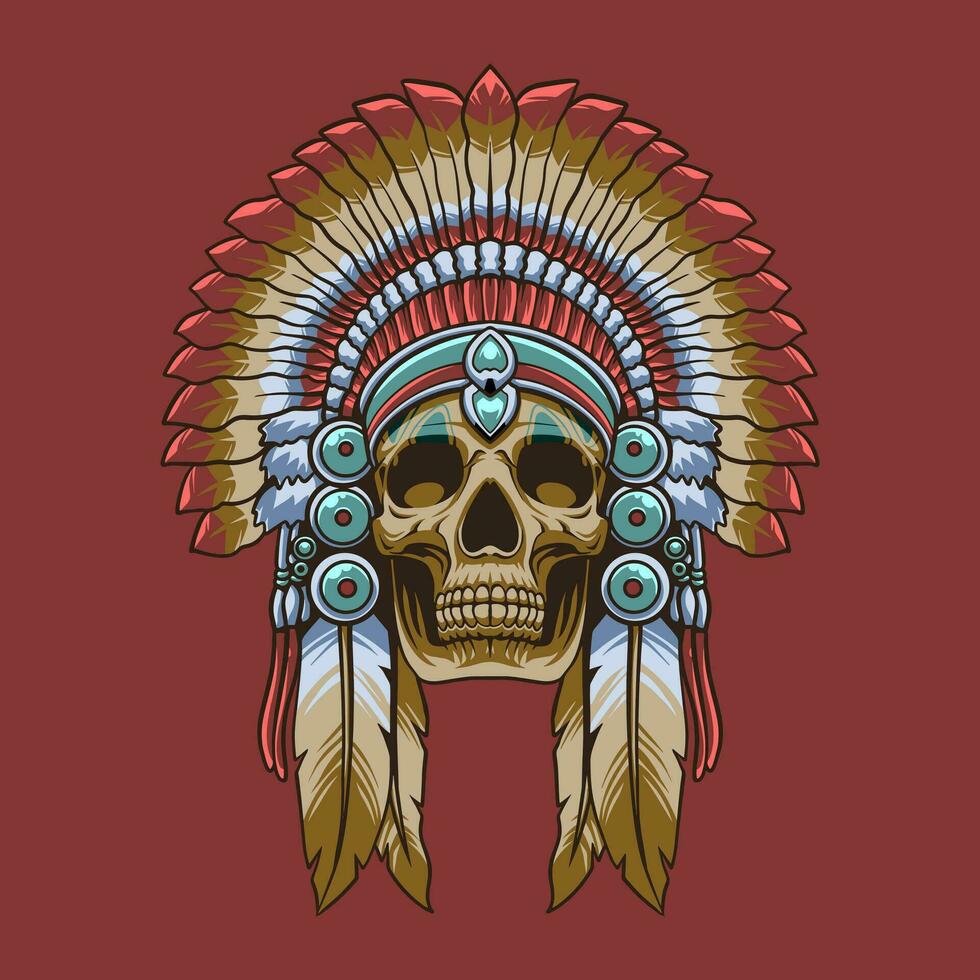 Skull Head mascot great illustration for your branding business vector