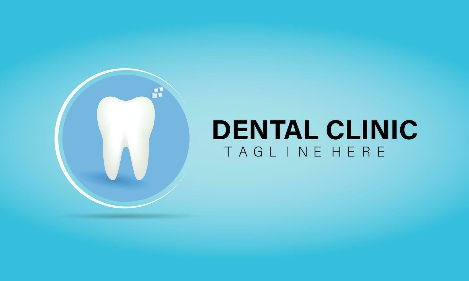 Healthy tooth, Dental care clinic logo, vector illustration. Clean dental health and oral hygiene poster design.