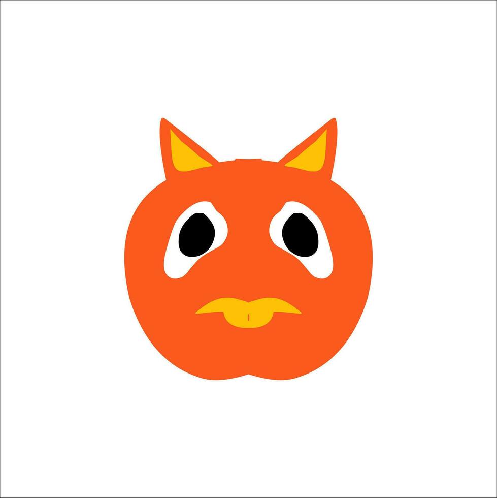 cute character head vector illustration for children educational use with different shapes and cute doll characters