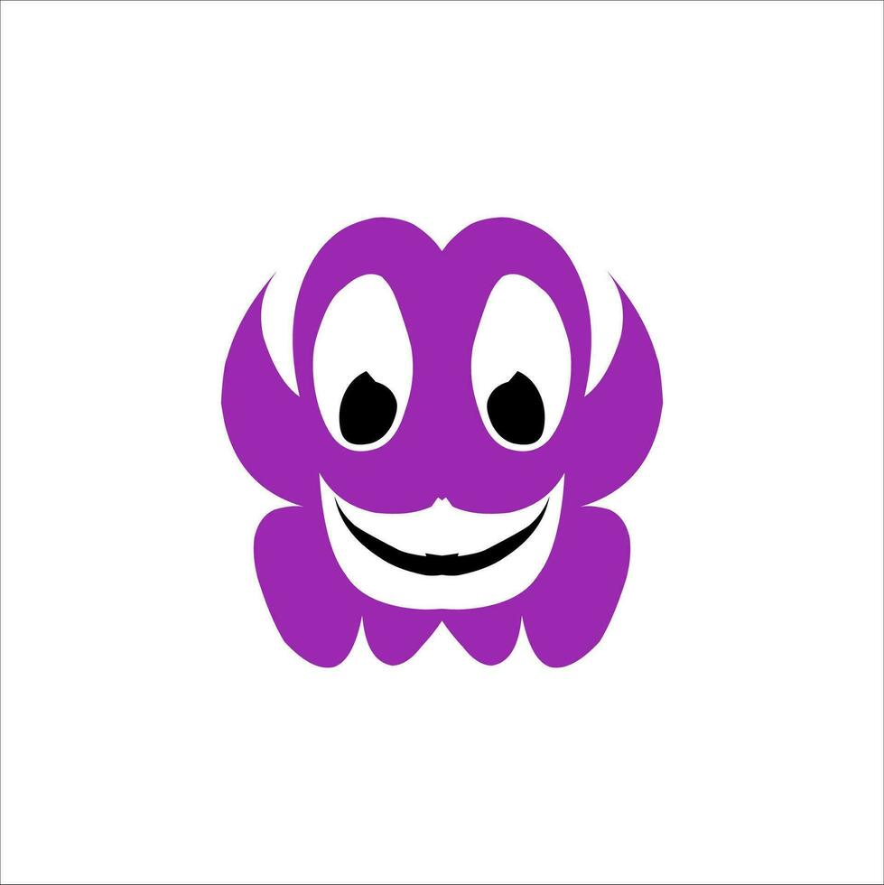 cute character head vector illustration for children educational use with different shapes and cute doll characters
