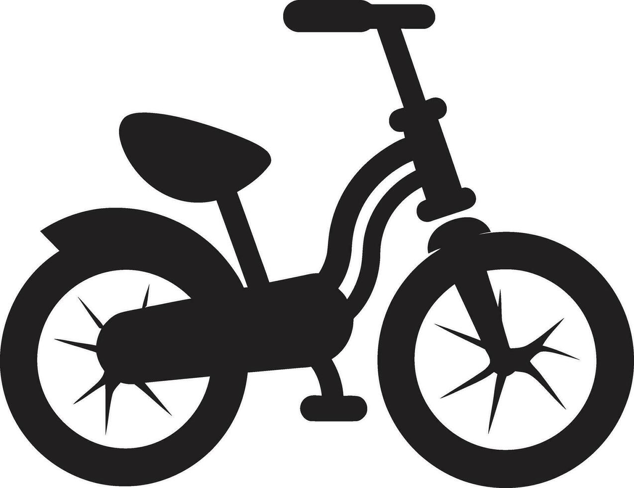 Expressing Motion Bicycle Vectorized Illustrations Vector Wheels in Artful Motion Bike Graphics