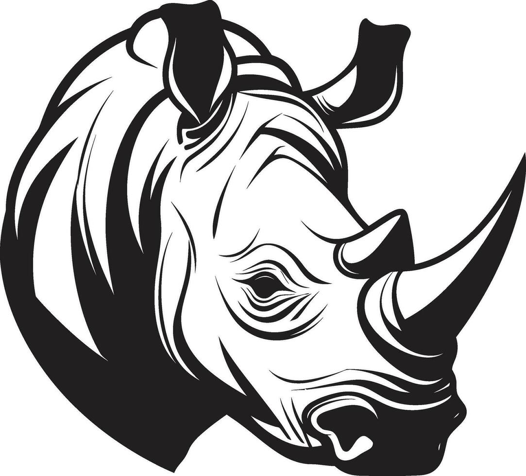 Captivating Wildlife with Rhino Vector Art Exploring Rhino in Vector From Sketch to Finish